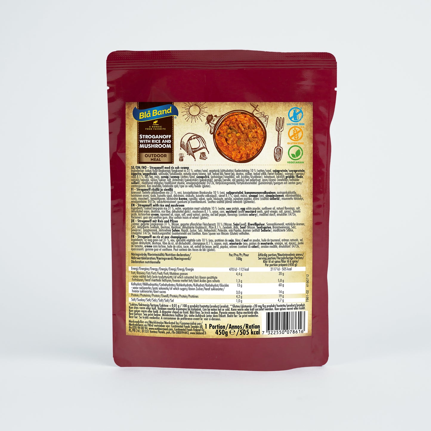 Blå Band Stroganoff med Svamp